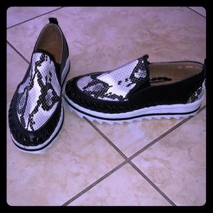 Brand New Snake Print Loafers